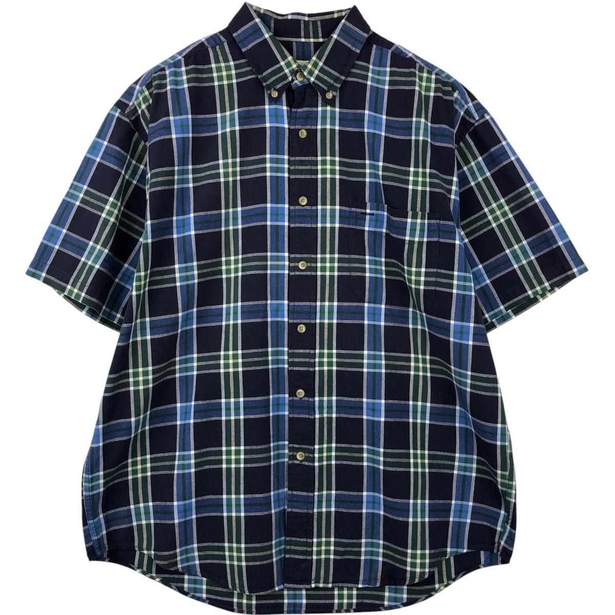 古着 80～90年代 エディーバウアー Eddie Bauer Superior Madras 黒