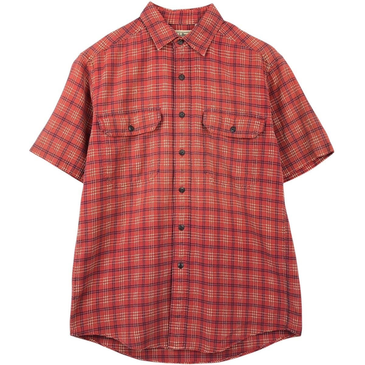 古着 ～90年代 エルエルビーン L.L.Bean チェック柄 シアサッカー 長袖