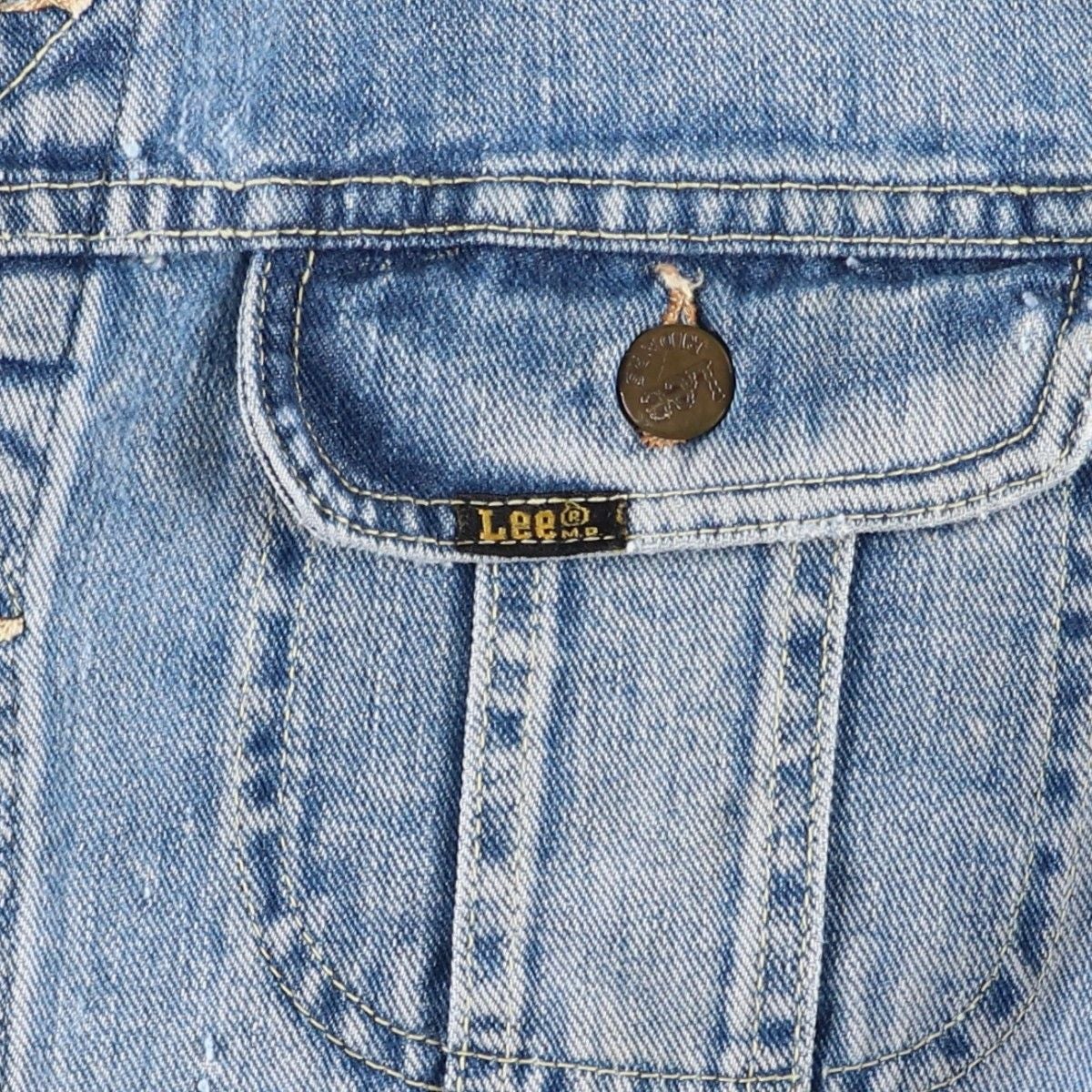 古着 ～80年代 リー Lee デニムジャケット Gジャン USA製 メンズS相当