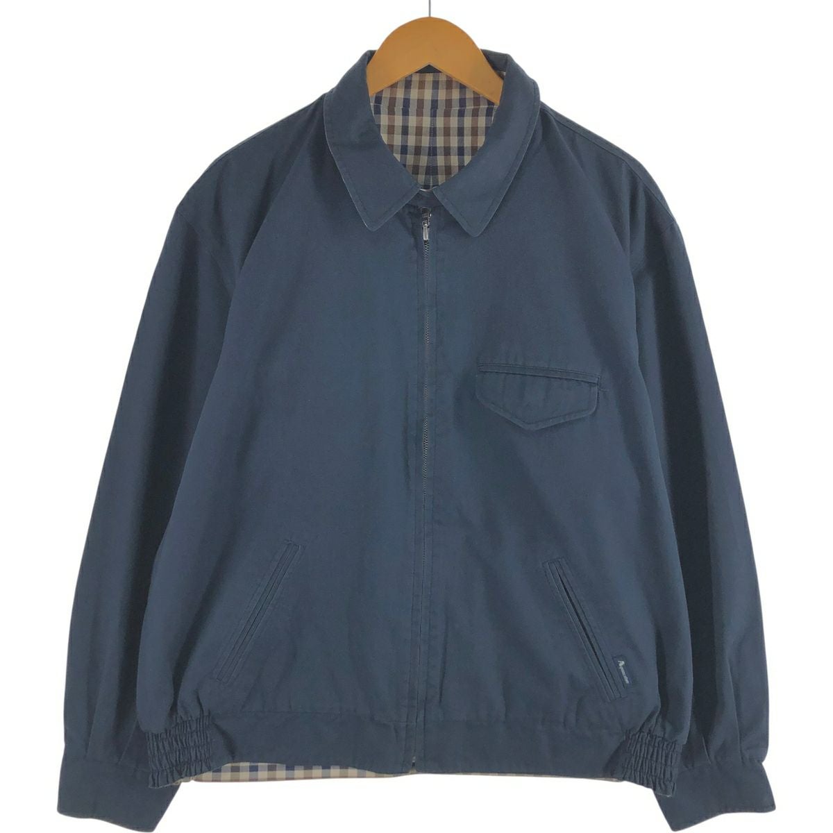 古着 アクアスキュータム Aquascutum OF LONDON チェック柄