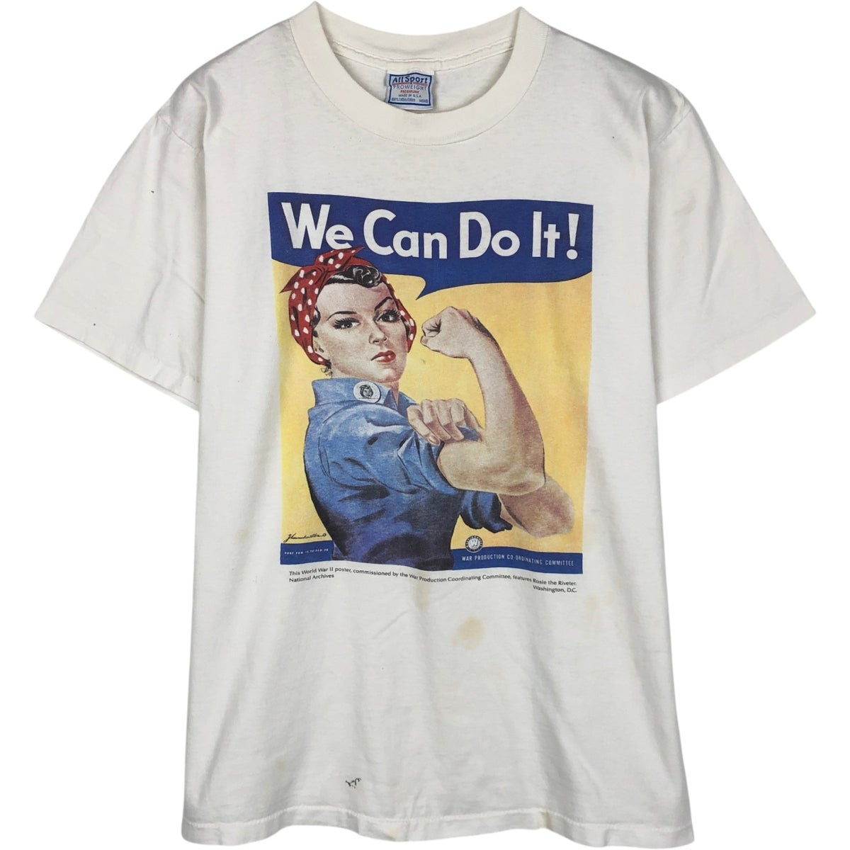 古着 90年代 All Sport SONY アドバタイジングTシャツ USA製 メンズL