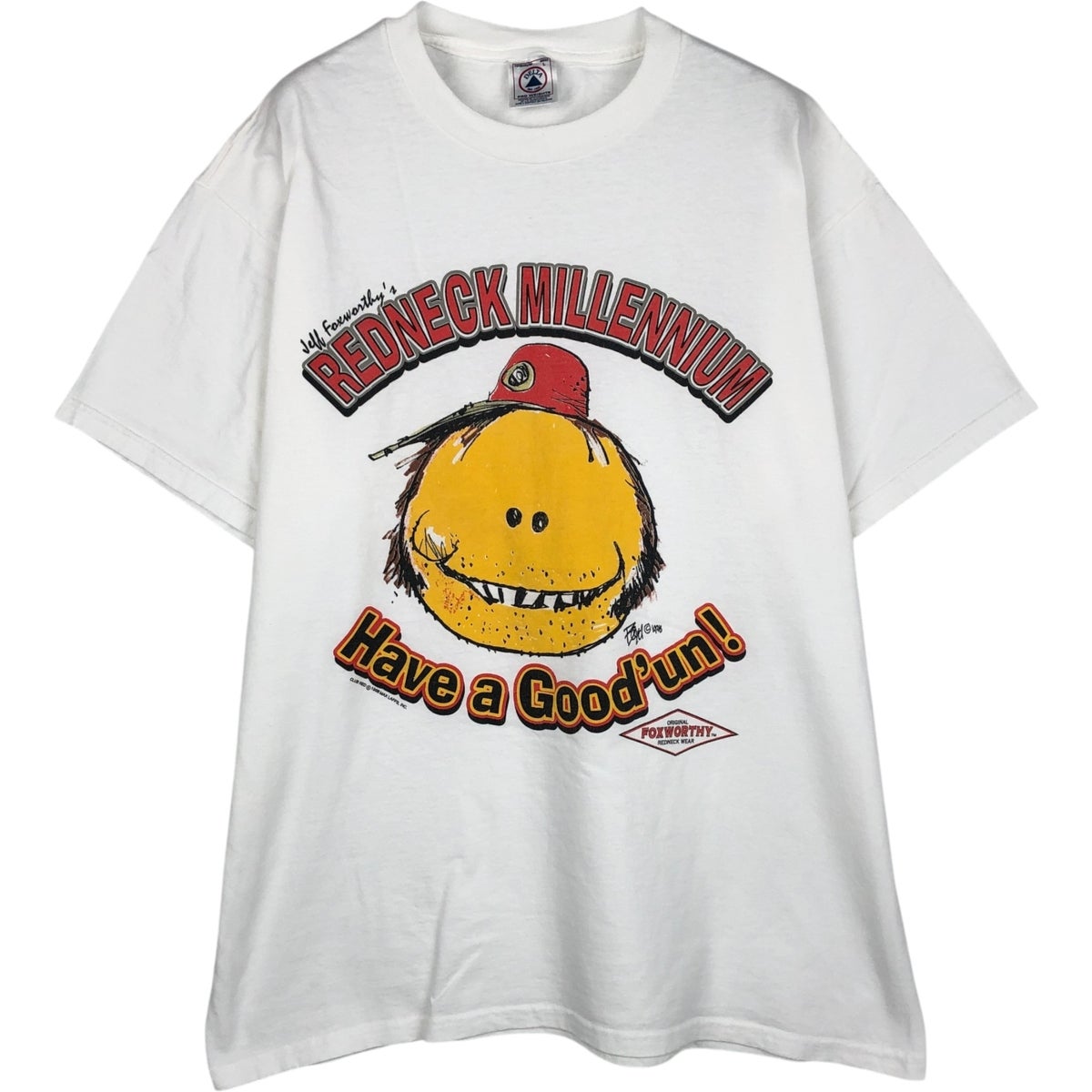 DELTA 90s Jeff Foxworthy ヴィンテージ古着Tシャツ XL 古着 90年代 デルタ DELTA JEFF FOXWORTHY ジェフフォックスワージー