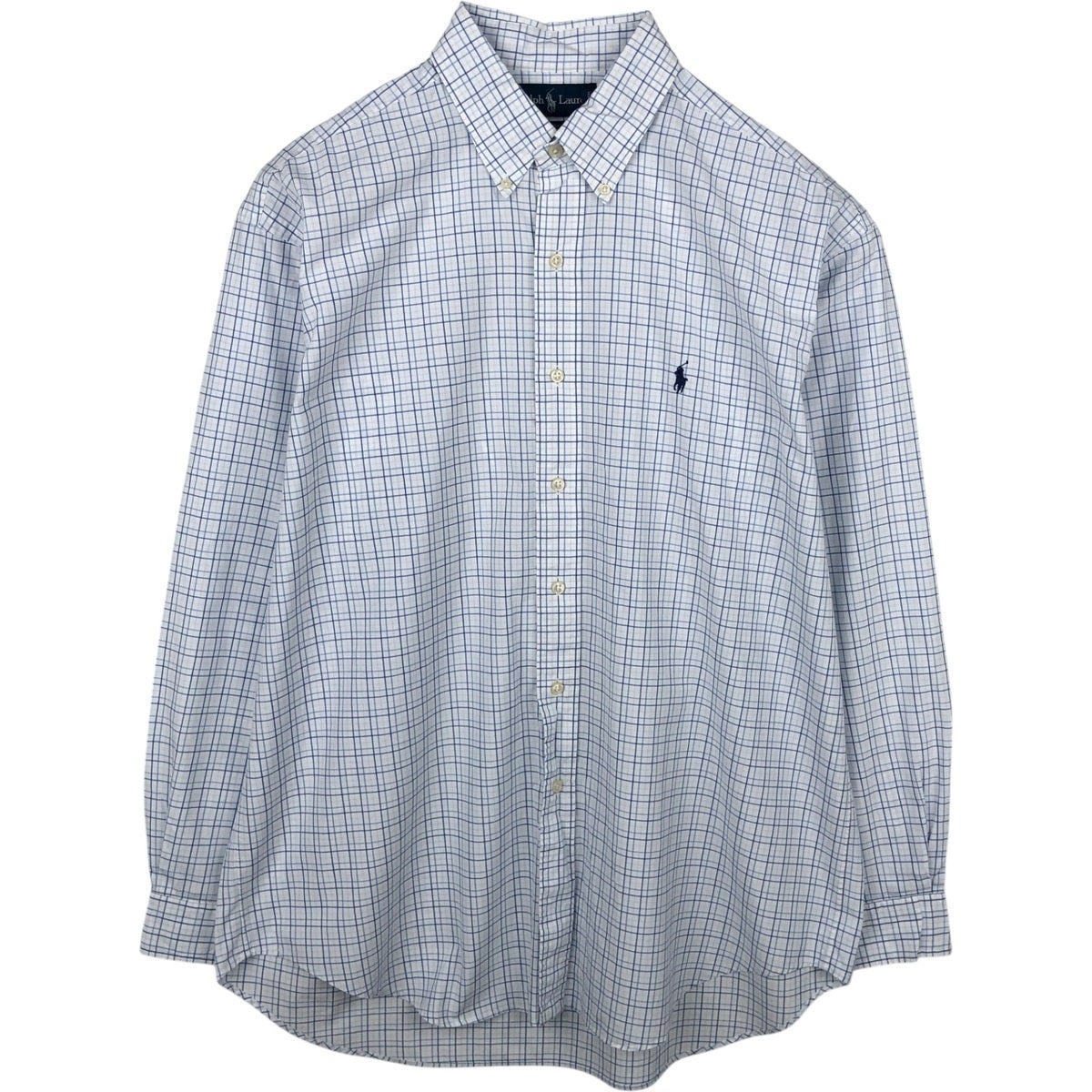 古着 ラルフローレン Ralph Lauren BLAKE 長袖 ボタンダウンチェック