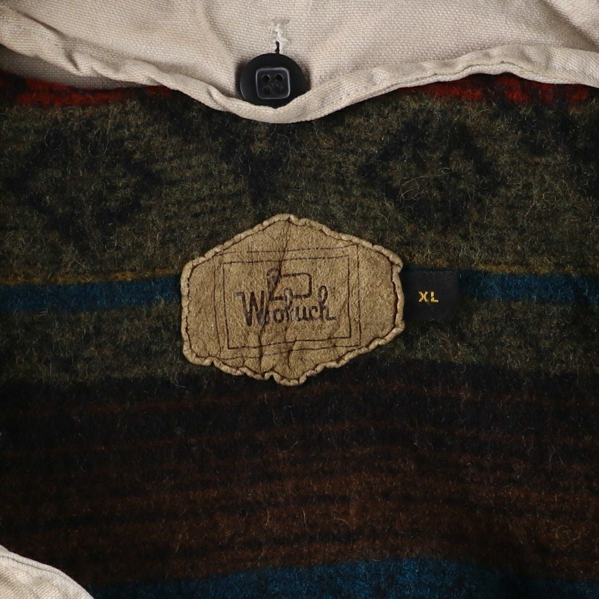古着 ウールリッチ WOOLRICH 中綿入り ダック ハンティングジャケット