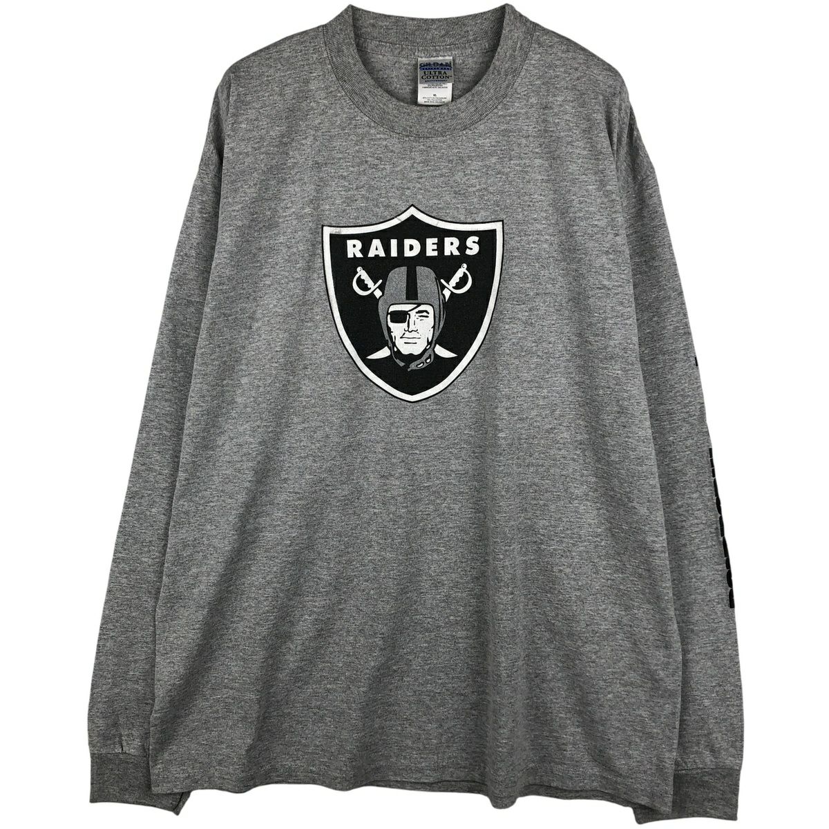 古着 NFL LAS VEGAS RAIDERS ラスベガスレイダース ロングTシャツ ロン