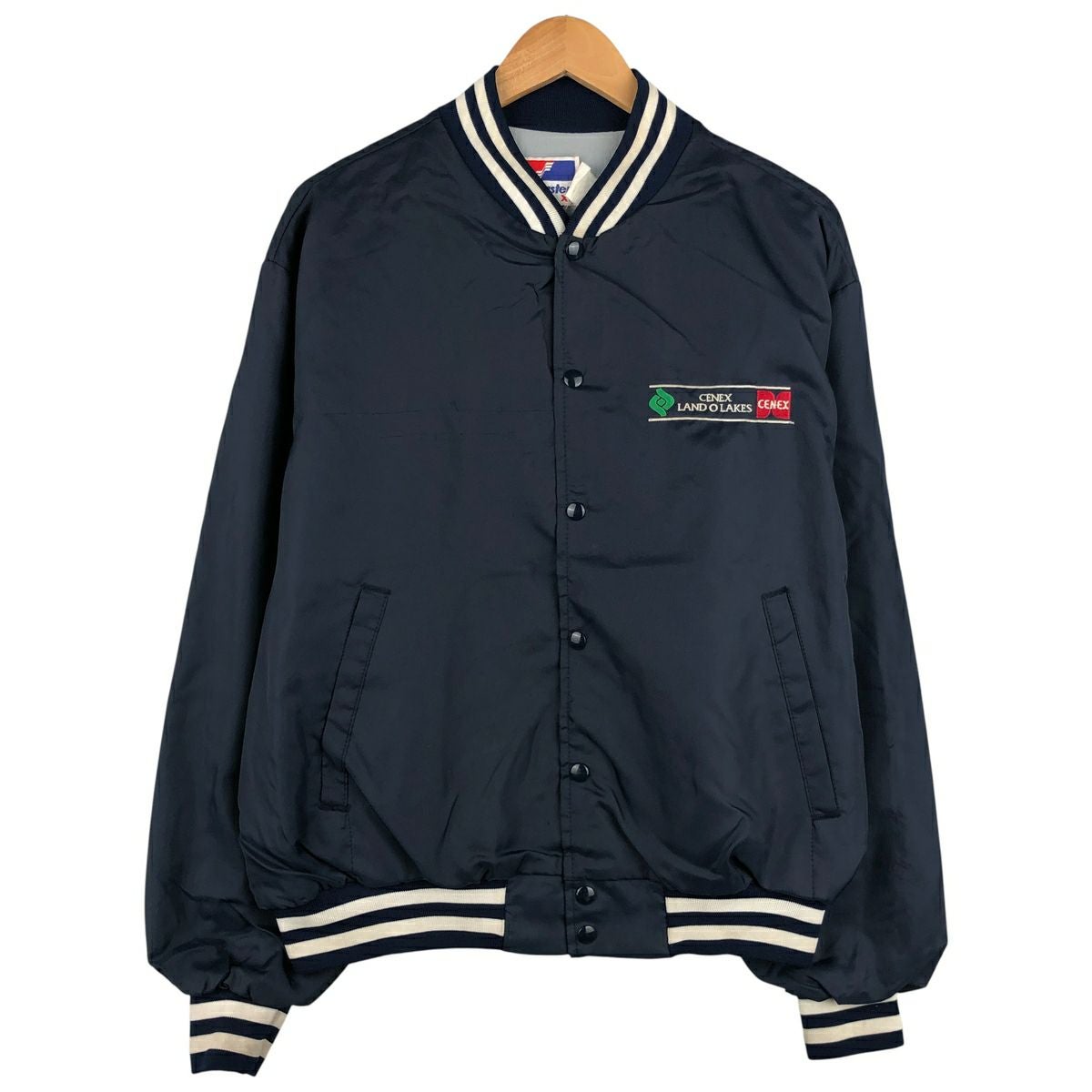 古着 90年代 Swingster ナイロンスタジャン アワードジャケット バー