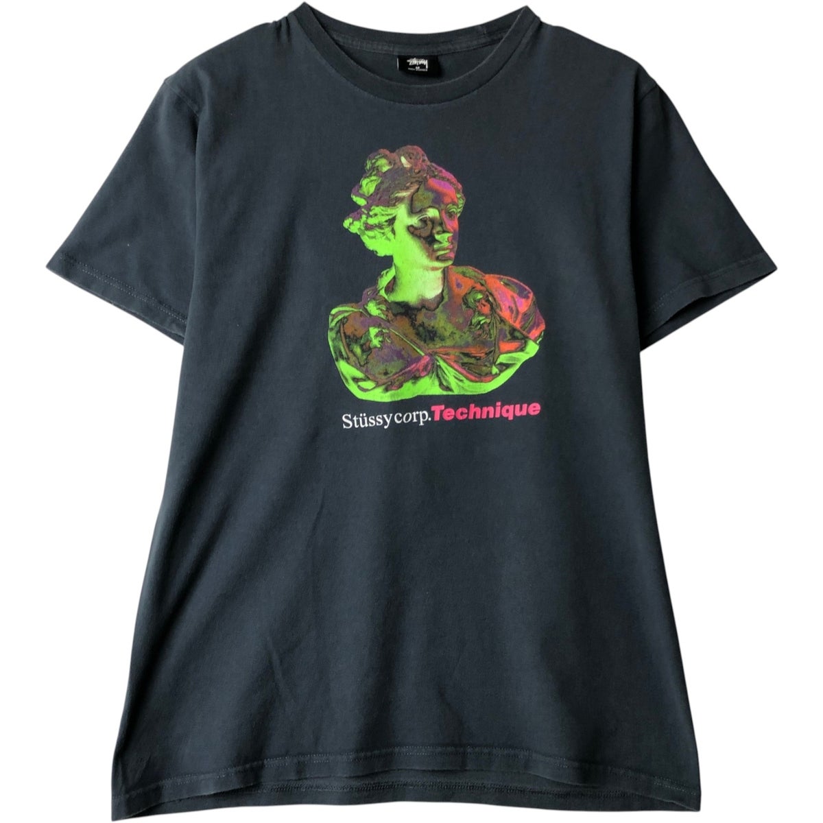 古着 ステューシー STUSSY ドクロ柄 スカル柄 サーフ スケートTシャツ
