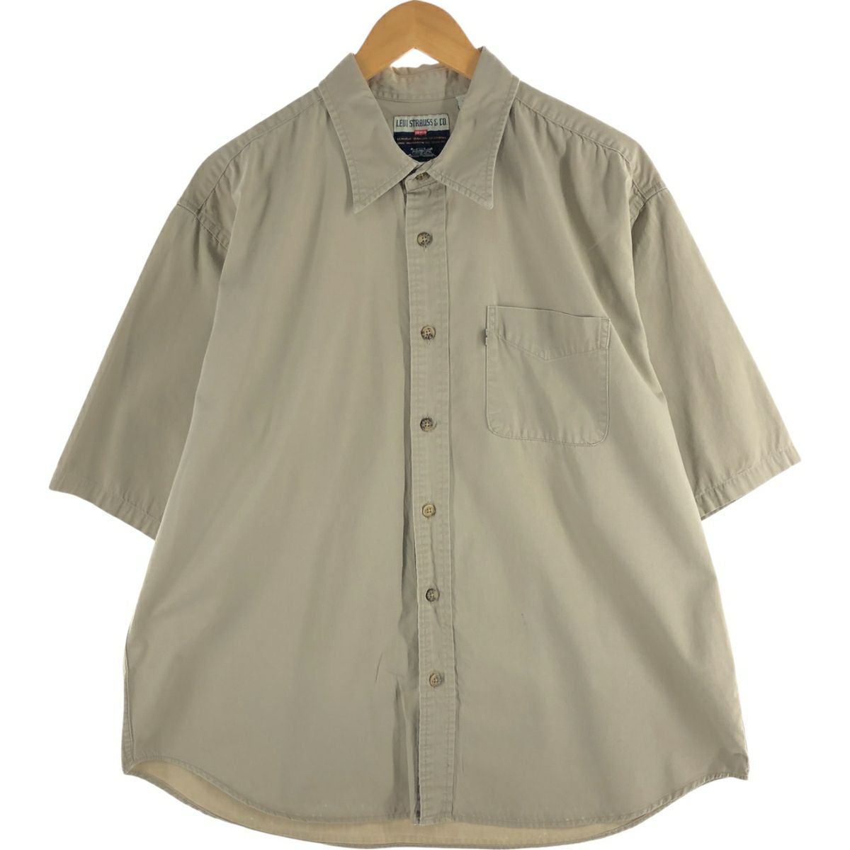 古着 70年代 リーバイス Levis PANATELA TOPS オープンカラー 長袖