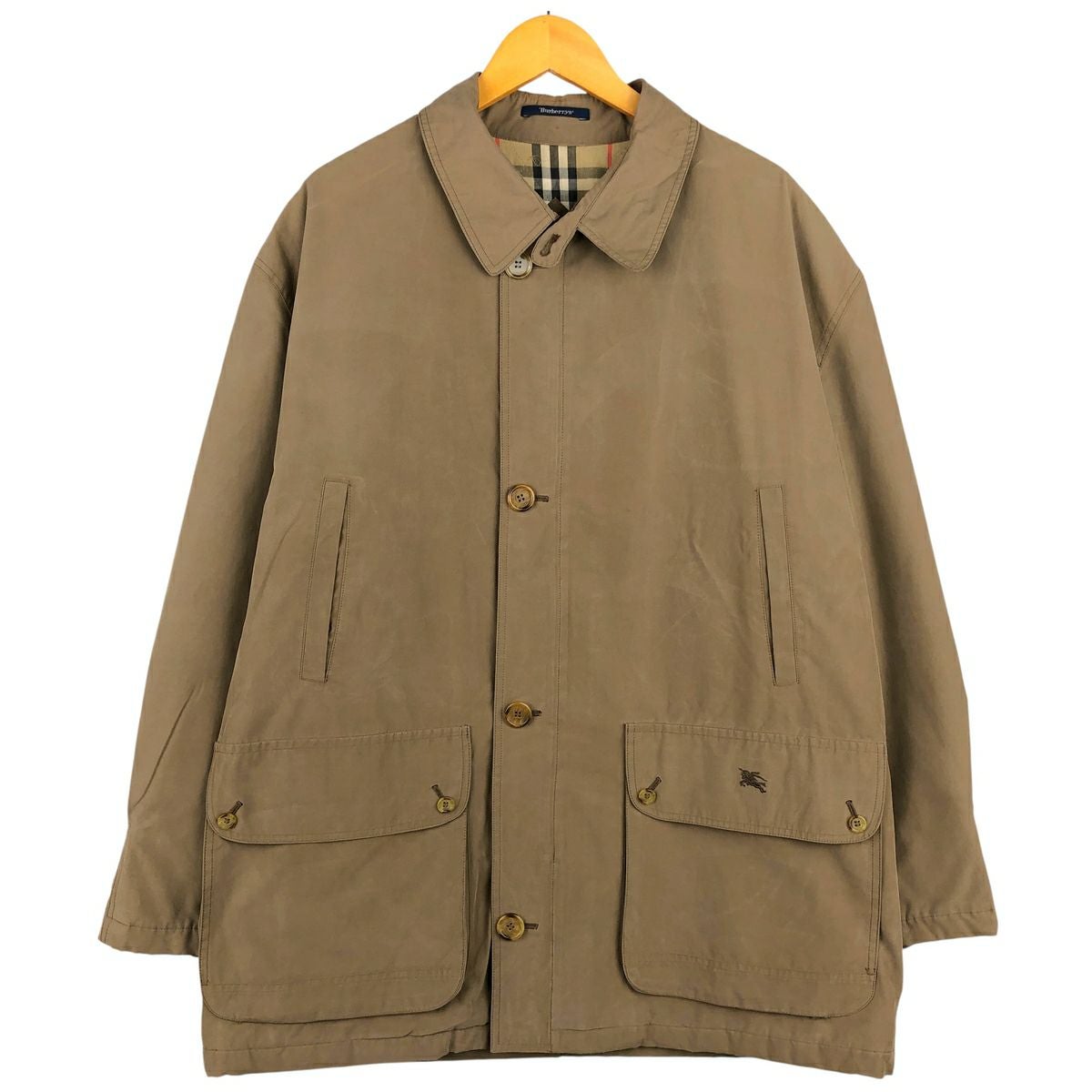 古着 90年代 バーバリー Burberrys チェック柄 ウール×シルク