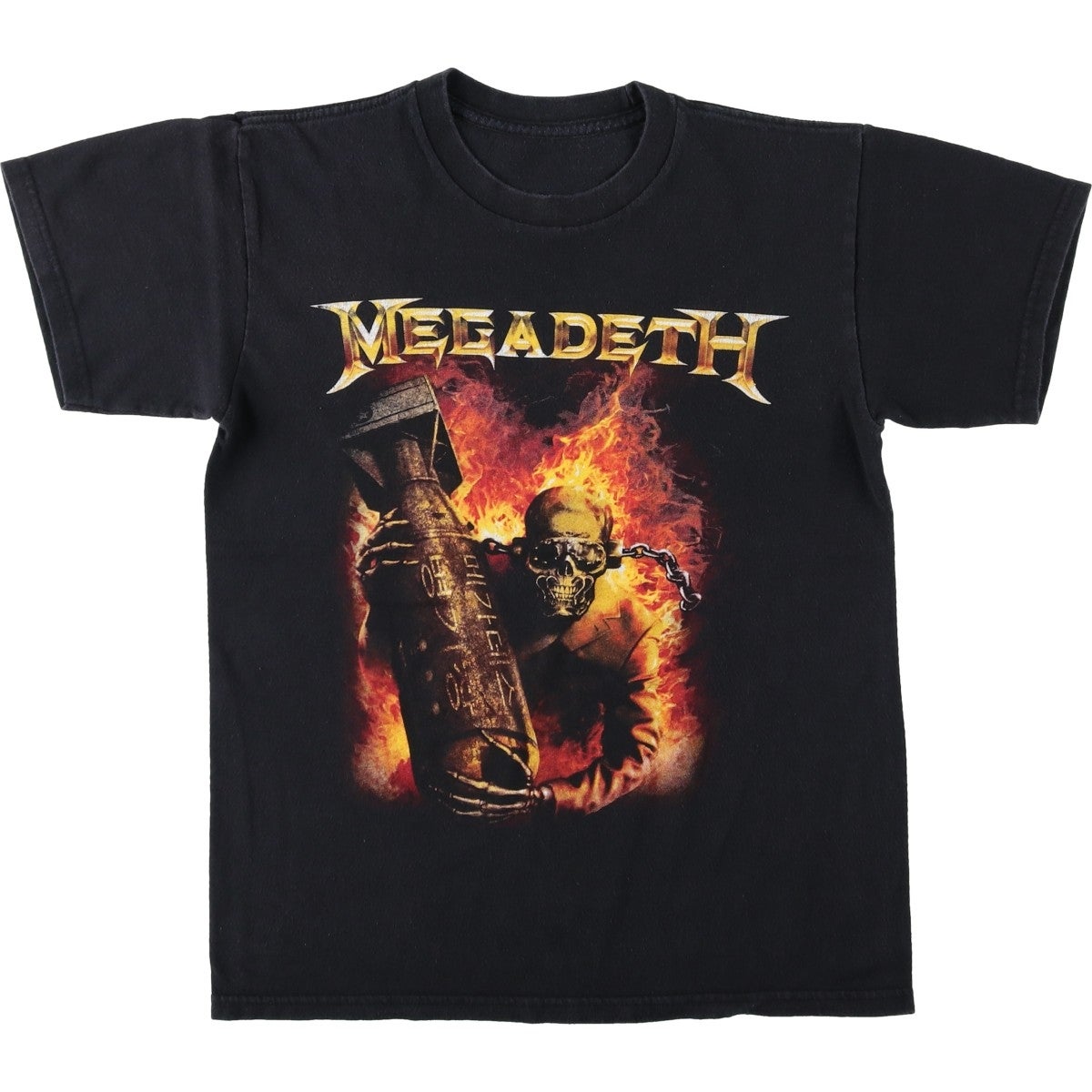 古着 KNOTFEST ドクロ柄 スカル柄 バンドTシャツ バンT メンズM相当