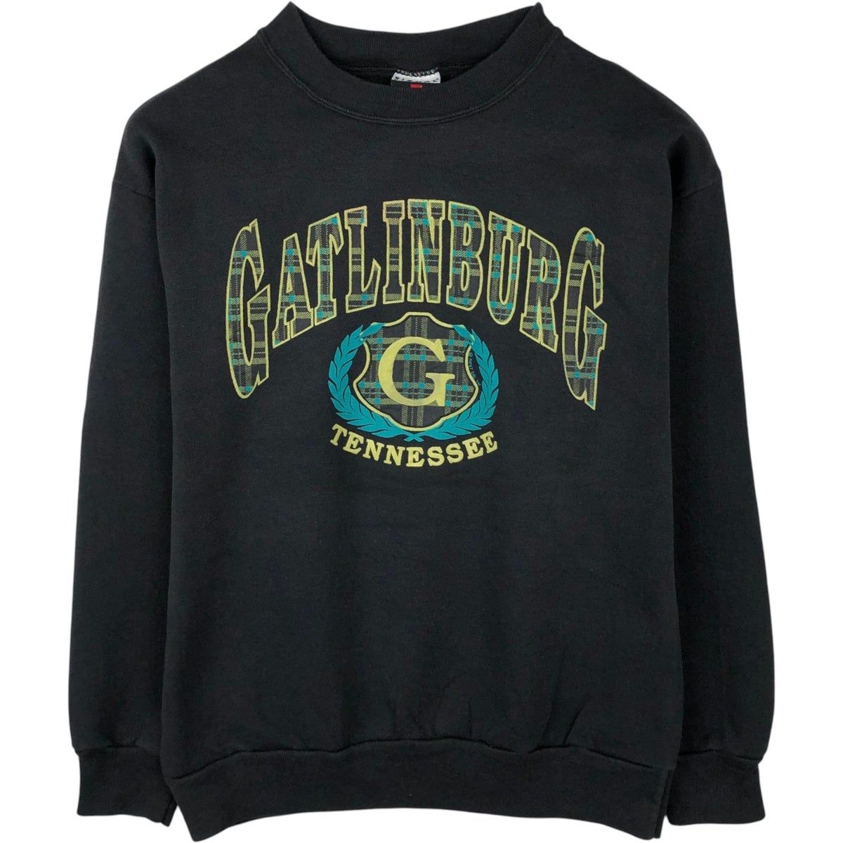 古着 GEAR FOR SPORTS 3連プリント カレッジスウェットシャツ