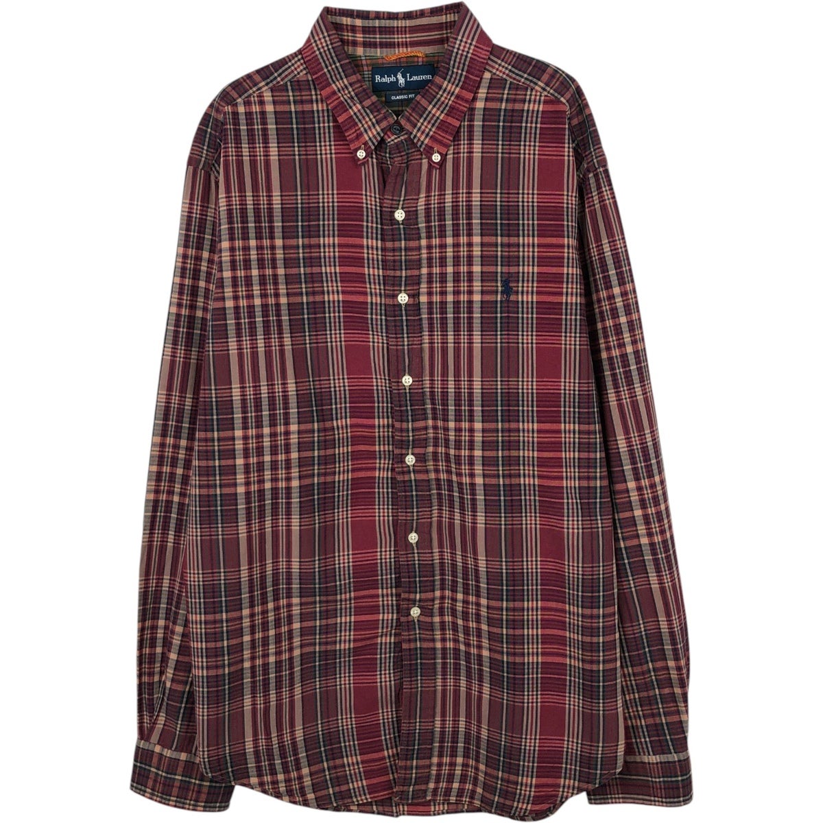 古着 ラルフローレン Ralph Lauren CLASSIC FIT 長袖 ボタンダウン