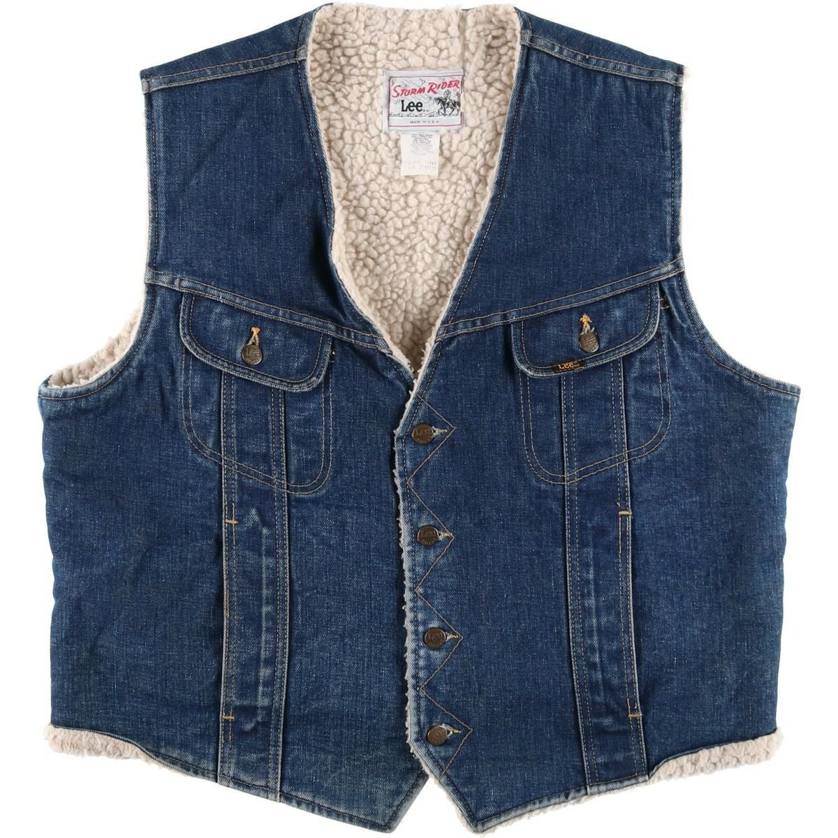 古着 70～80年代 リー Lee STORM RIDER ストームライダー ボアベスト