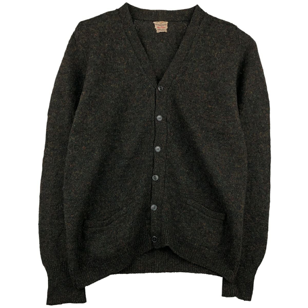 古着 60年代 アラン ペイン ALAN PAINE ウールニットカーディガン 英国