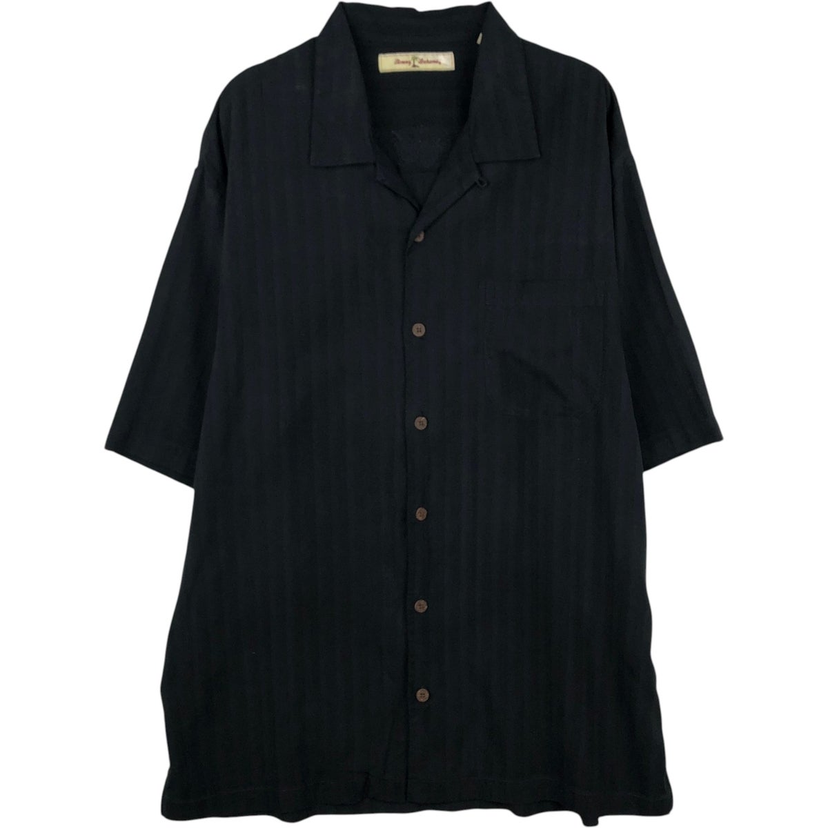 古着 トミーバハマ TOMMY BAHAMA 半袖 オープンカラー シルクシャツ
