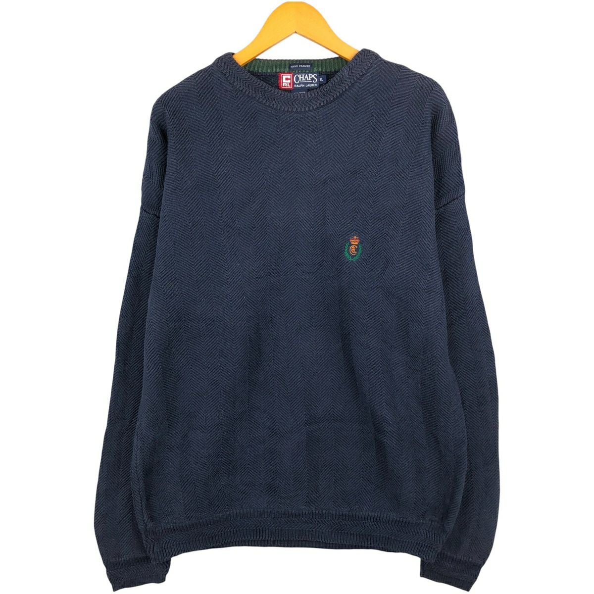 古着 ラルフローレン Ralph Lauren CHAPS チャップス ケーブル編み