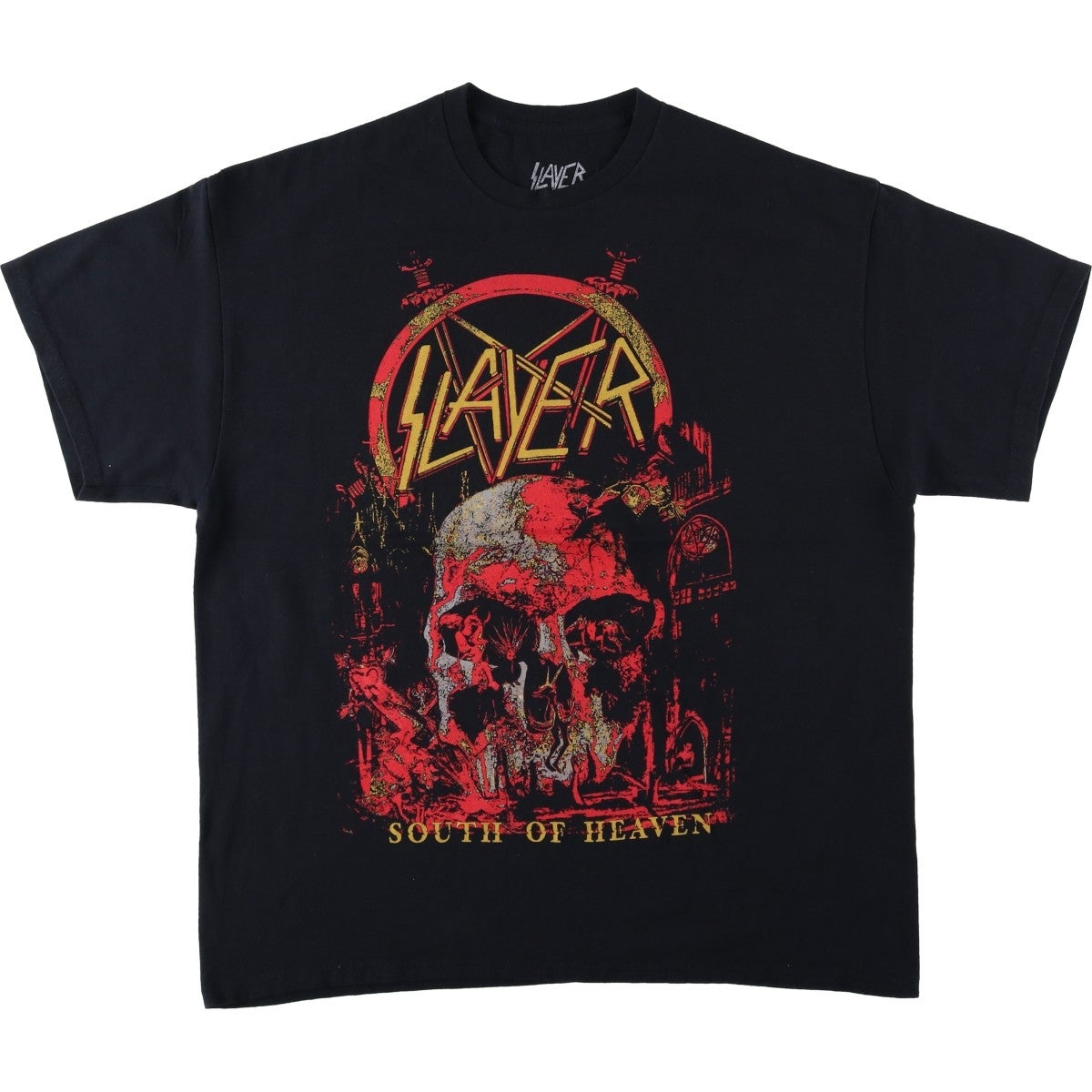 古着 SLAYER スレイヤー バンドTシャツ バンT メンズXL相当 /eaa651427