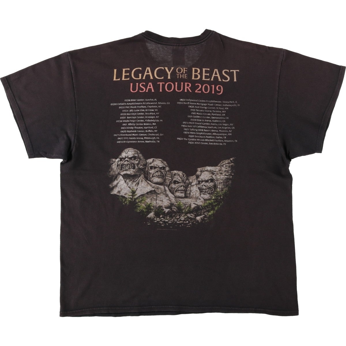 古着 IRON MAIDEN アイアンメイデン バンドTシャツ バンT メンズXL相当