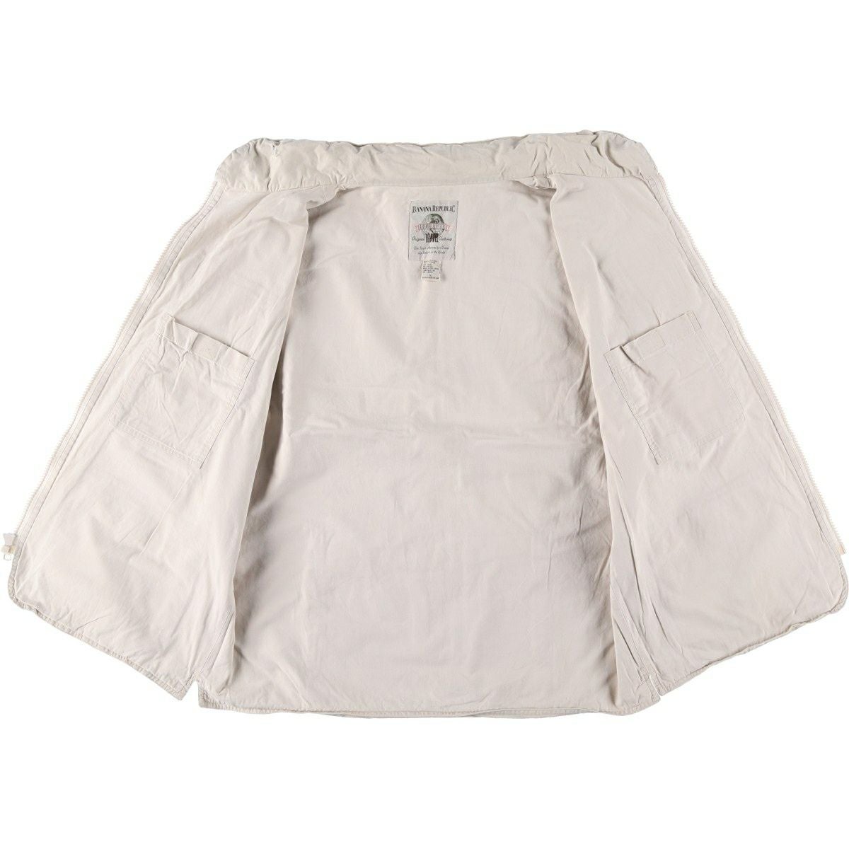 古着 90年代 バナナリパブリック BANANA REPUBLIC サファリベスト メンズL相当/eaa602040 古着 90年代 バナナリパブリック BANANA REPUBLIC サファリベスト