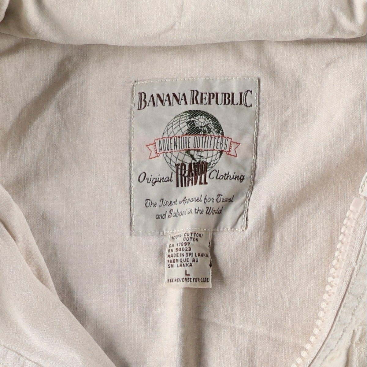 古着 90年代 バナナリパブリック BANANA REPUBLIC サファリベスト