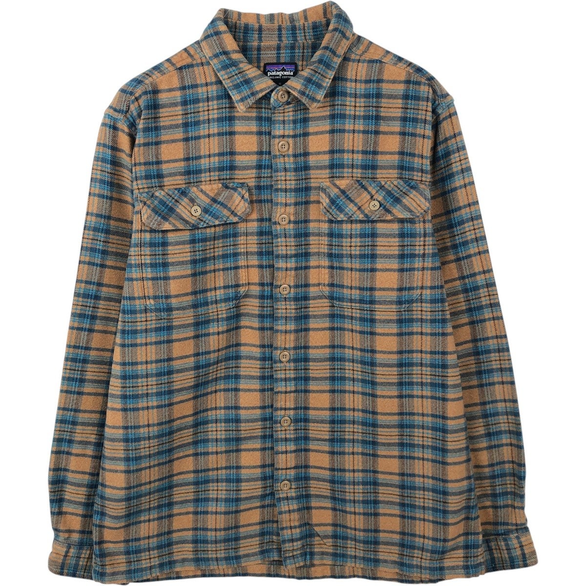 patagonia パタゴニア チェックシャツ　メンズ　Mサイズ 古着 パタゴニア Patagonia 長袖 フランネルチェックシャツ メンズM