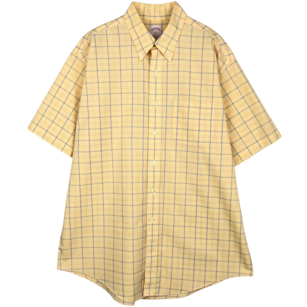 古着 ブルックスブラザーズ Brooks Brothers 346 パッチワーク 半袖
