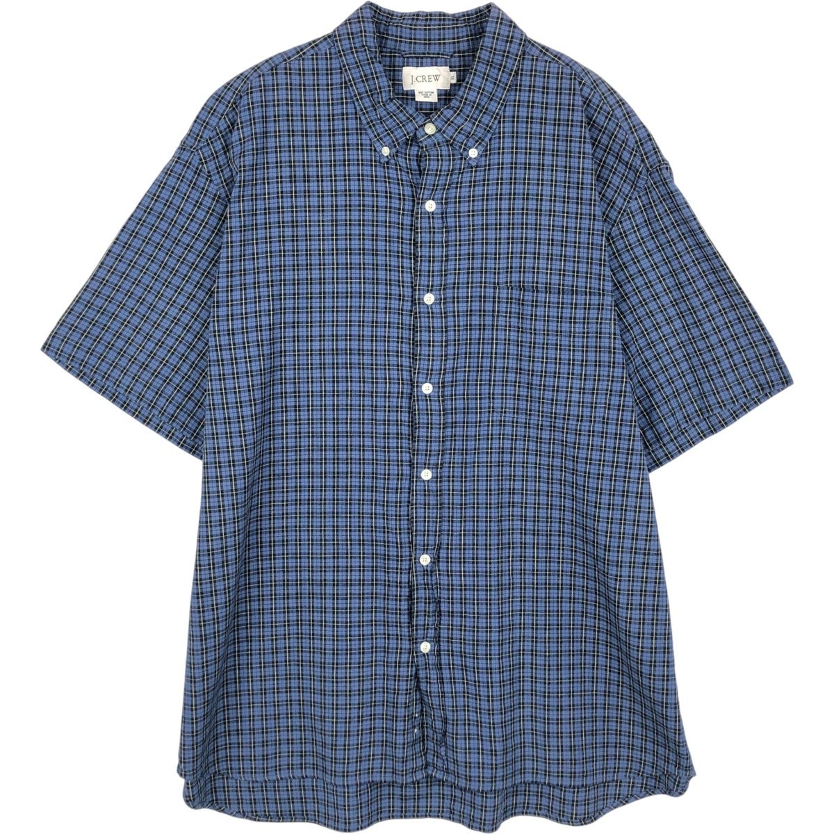 古着 ジェイクルー J.Crew チェック柄 マドラスチェック パッチワーク