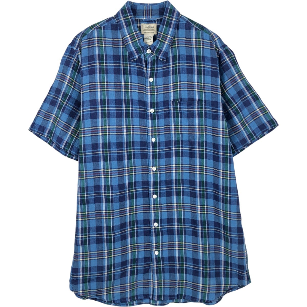 古着 ～90年代 エルエルビーン L.L.Bean チェック柄 シアサッカー 長袖