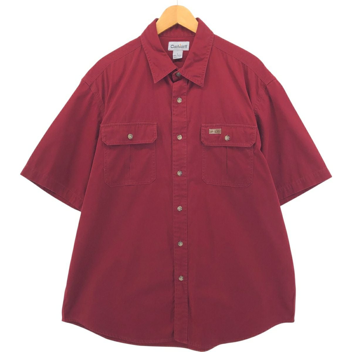 古着 カーハート Carhartt 半袖 ワークシャツ メンズXL相当 /eaa575103 古着 カーハート Carhartt 半袖 ワークシャツ メンズXL相当 /eaa575103
