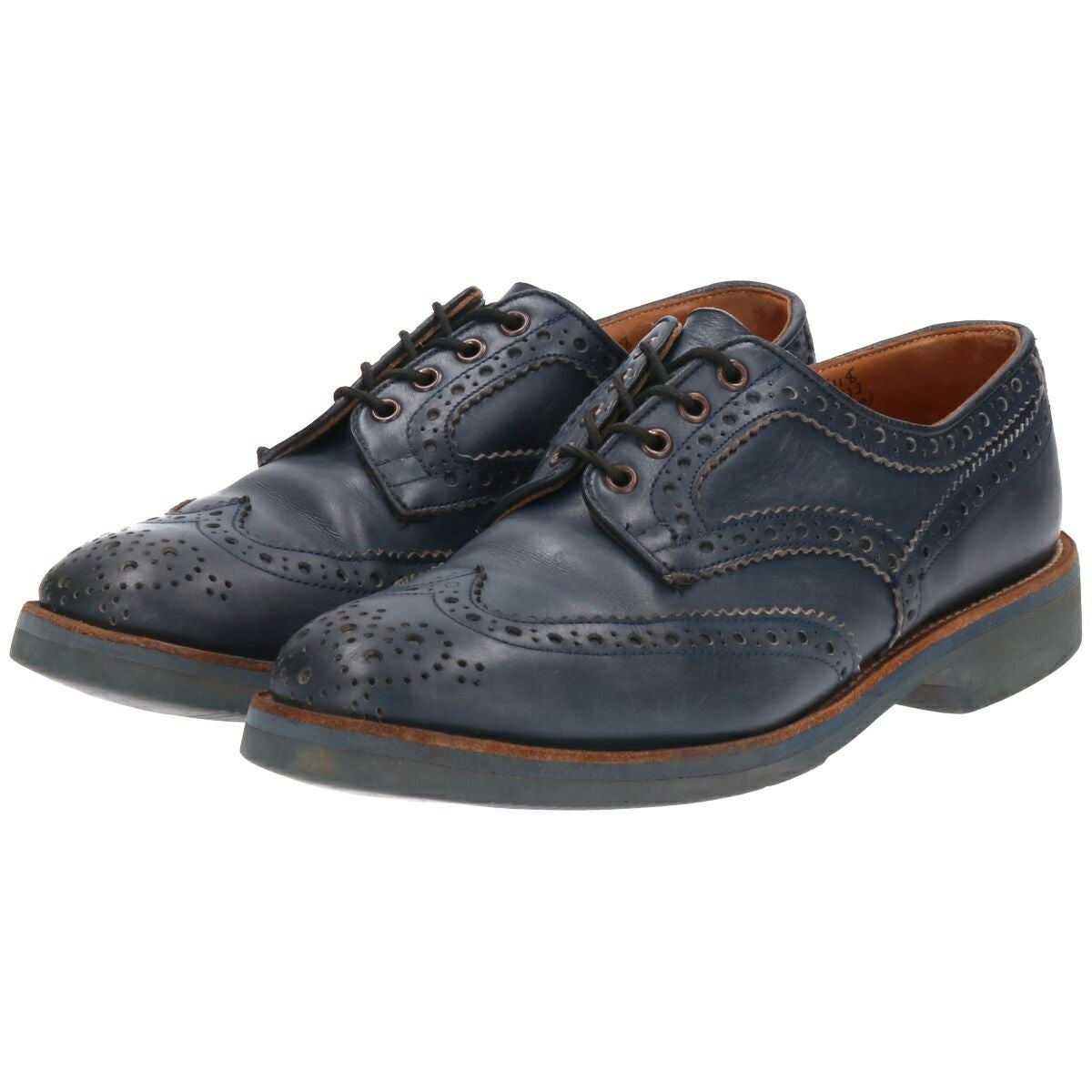 古着 トリッカーズ Trickers ウイングチップシューズ 英国製 9 メンズ
