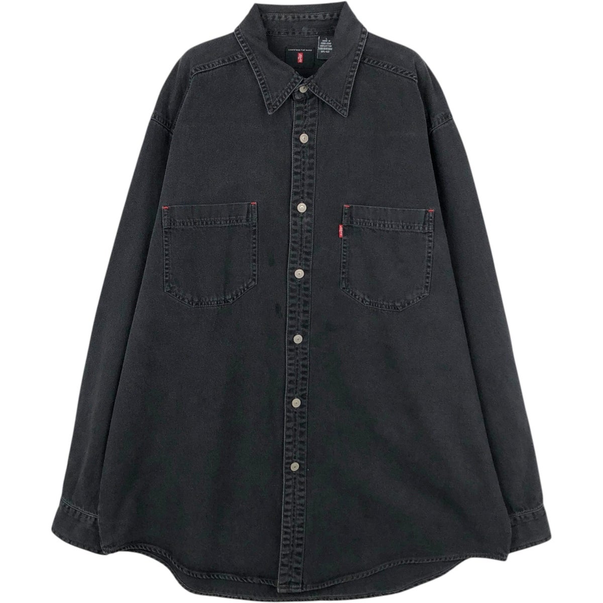 古着 リーバイス Levis RED TAB 長袖 デニムシャツ メンズL相当