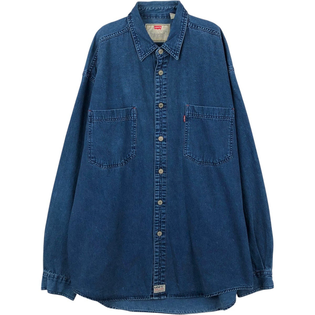 古着 リーバイス Levis RED TAB 長袖 デニムシャツ メンズXL相当