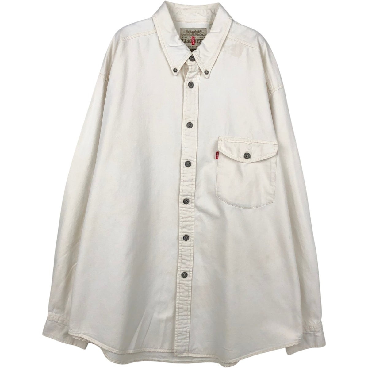 古着 リーバイス Levis RED TAB ストライプ柄 長袖 ウエスタンシャツ