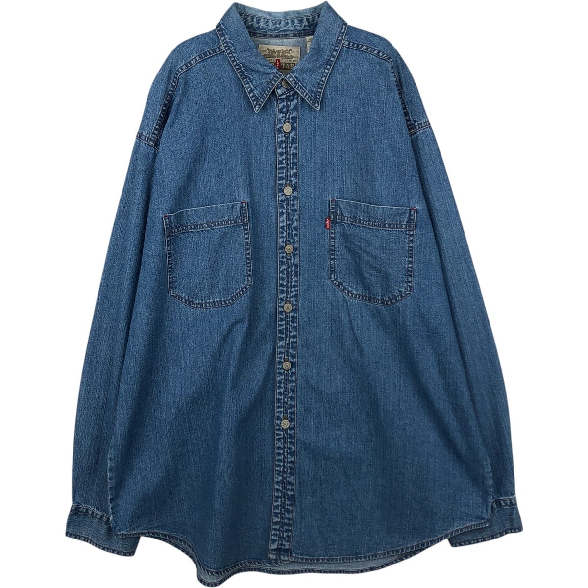 古着 リーバイス Levis RED TAB 長袖 デニムシャツ メンズXL相当