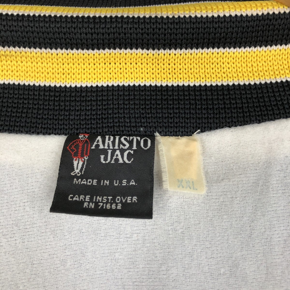 古着 ～90年代 ARISTO JAC 襟付き ナイロンスタジャン アワード