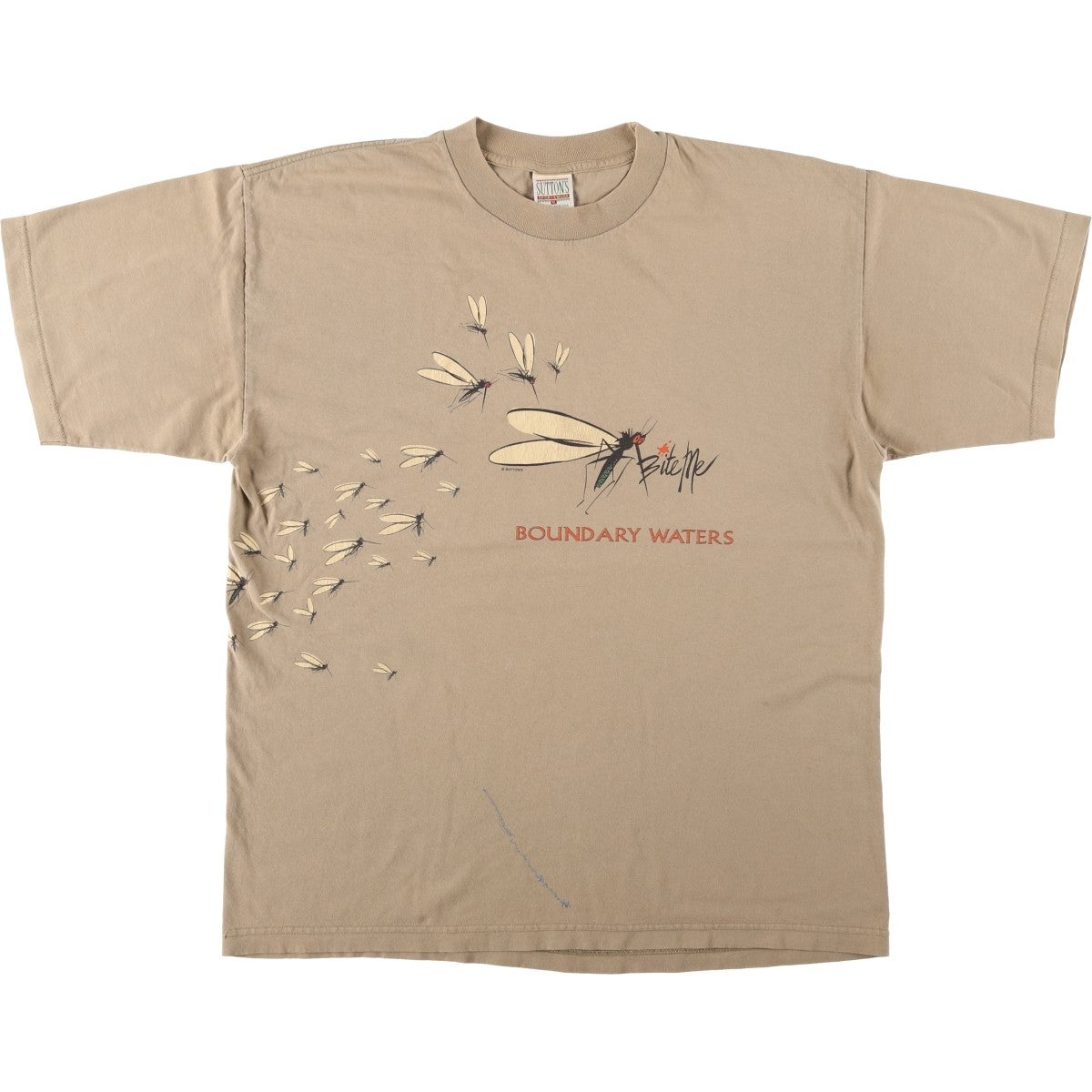 古着 80年代 COLLEGIATE PACIFIC プリントTシャツ USA製 メンズXL相当