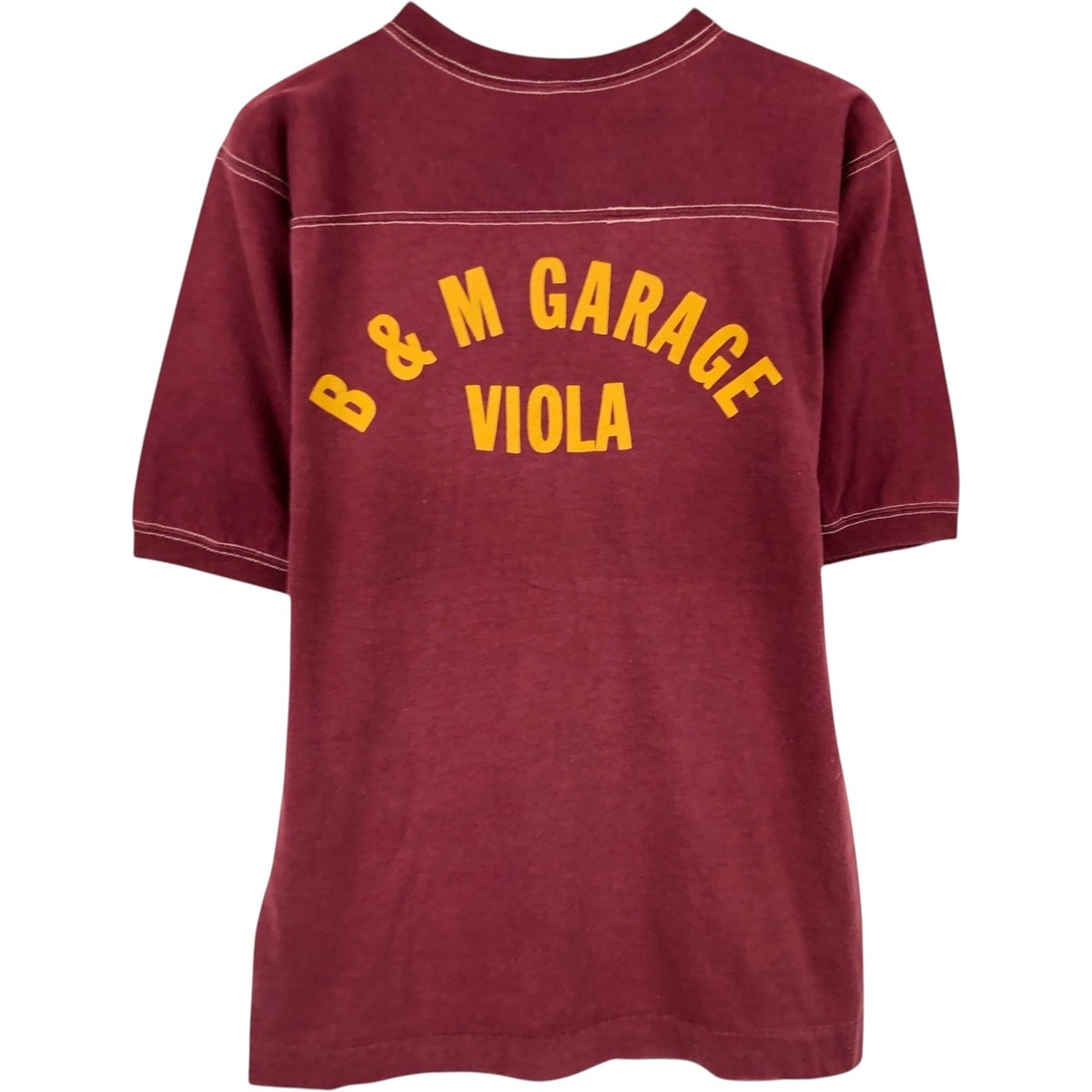 古着 80年代 H.WOLF&SONS フットボールTシャツ USA製 メンズM相当