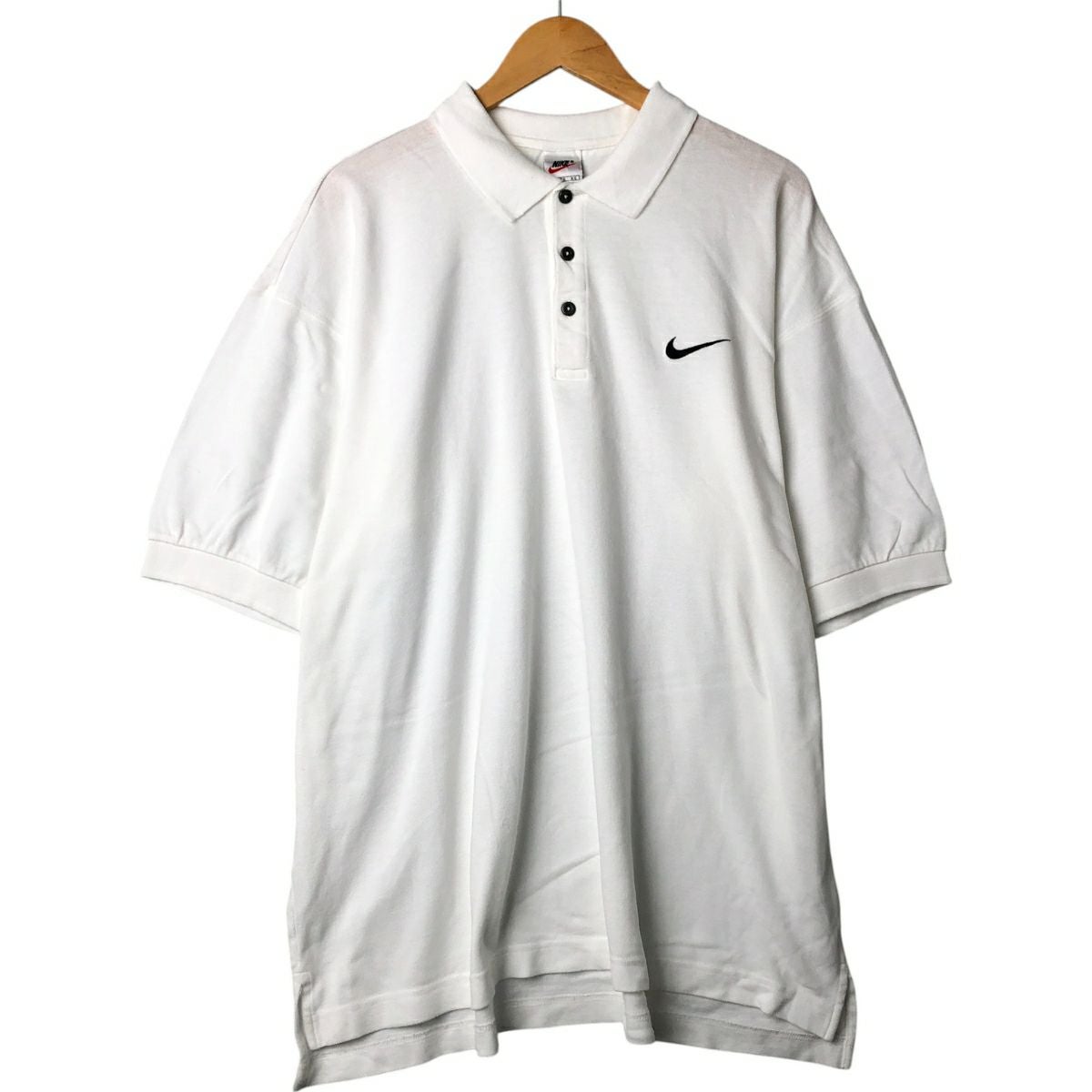 古着　NIKE ビッグシルエット ポロシャツ 古着 90年代 ナイキ NIKE 半袖 ポロシャツ メンズXL相当 ヴィンテージ