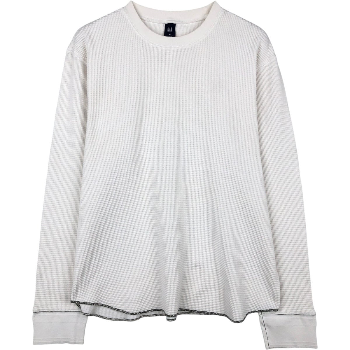 古着 00年代 ギャップ GAP サーマルロンT ワッフル メンズM相当
