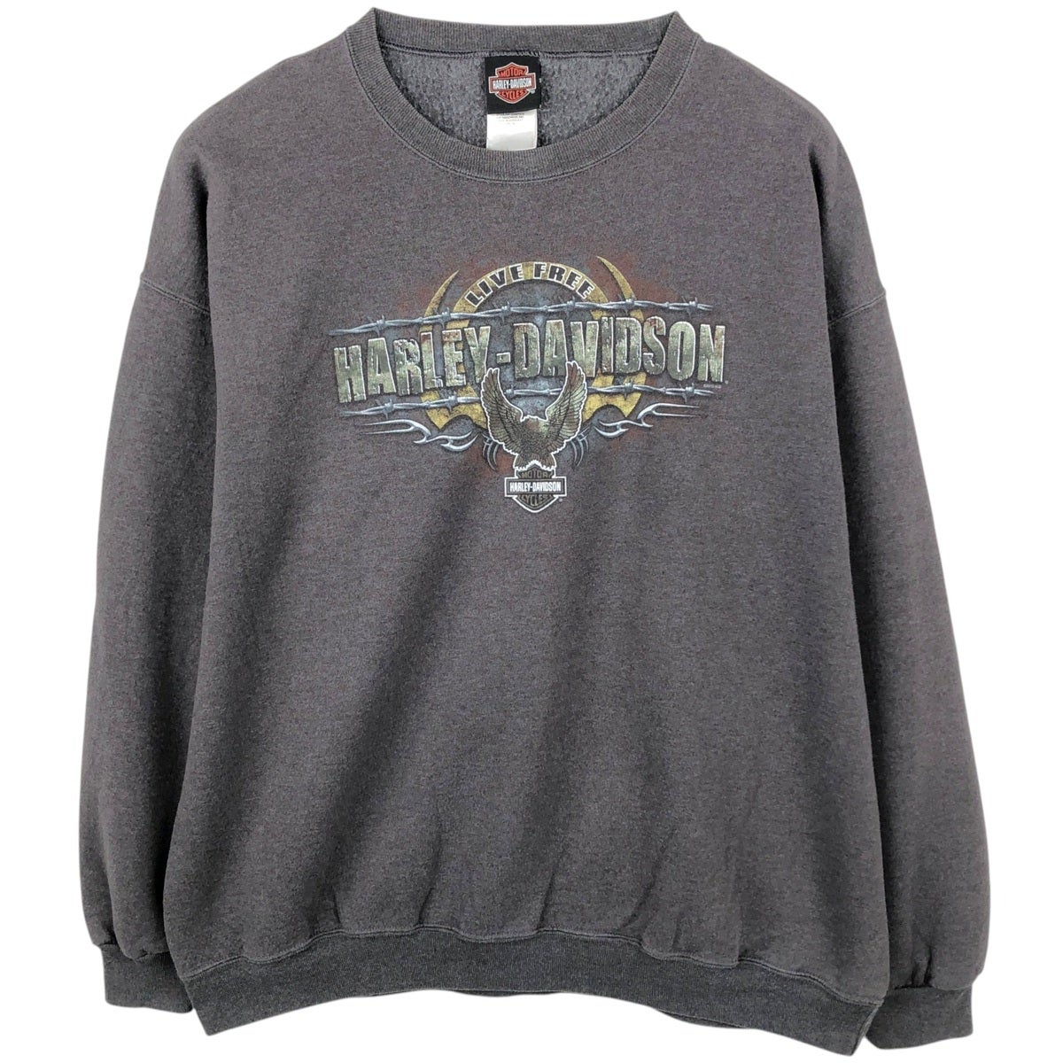 古着 ハーレーダビッドソン Harley-Davidson ドクロ柄 スカル柄