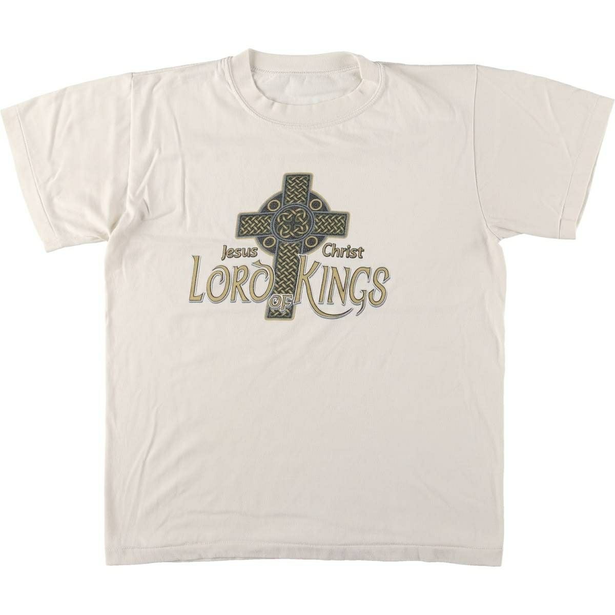 古着 90年代 JESUS CHRIST イエスキリスト プリントTシャツ メンズM