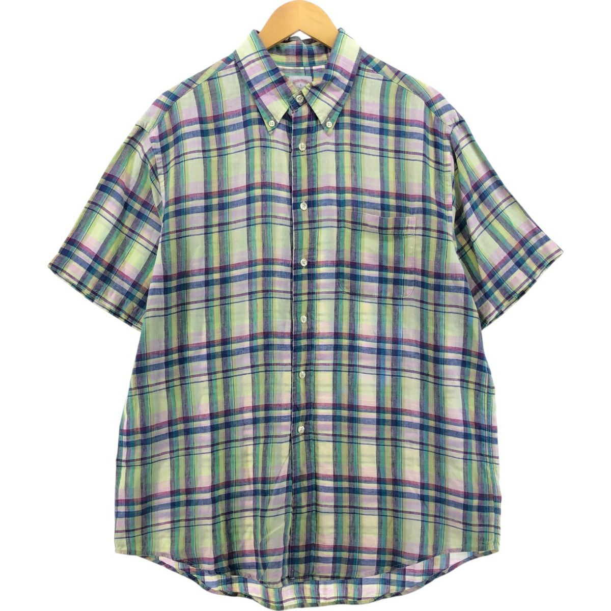 古着 ブルックスブラザーズ Brooks Brothers 346 ボーダー柄 ショール