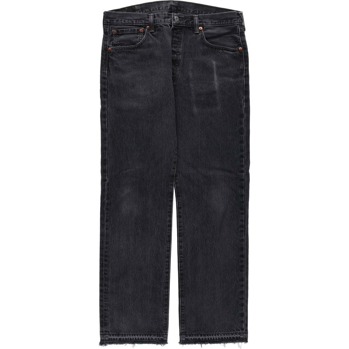 古着 リーバイス Levi's 501 ブラックデニム ストレートデニムパンツ メンズw33相当/eaa638369 古着 リーバイス Levis 501 ブラックデニム ストレートデニムパンツ