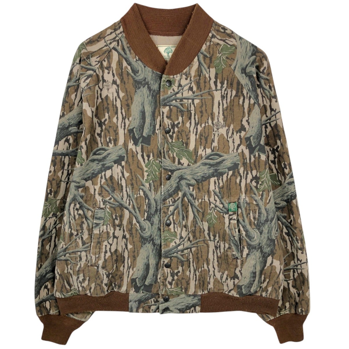 古着 80～90年代 MOSSY OAK 迷彩柄 リアルツリーカモ コットンブルゾン