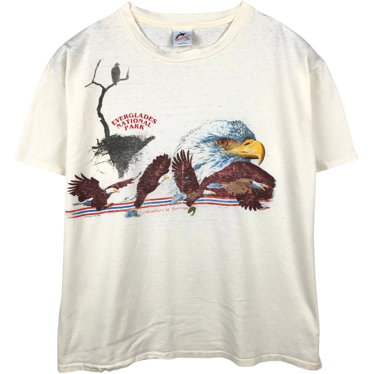 古着 90年代 ジャージーズ Jerzees 鷲柄 イーグル柄 プリントTシャツ
