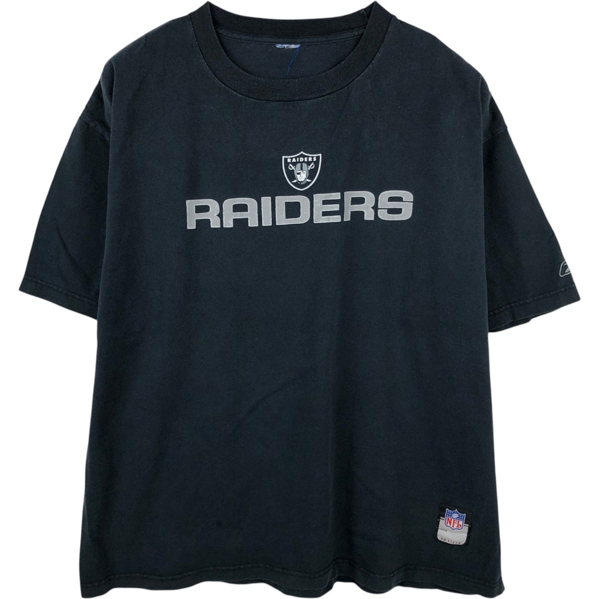 古着 NFL LAS VEGAS RAIDERS ラスベガスレイダース メッシュ Vネック