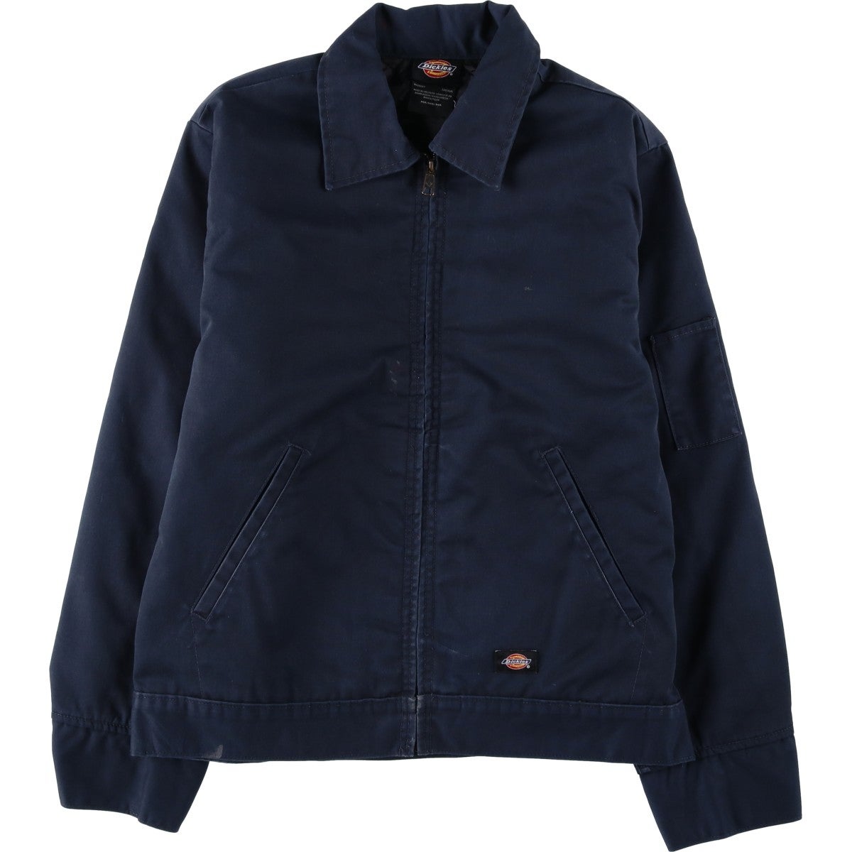 ディッキーズ　アイゼンハワージャケット　S　ダークネイビー　中綿 古着 ディッキーズ Dickies アイゼンハワージャケット 中綿入り ワーク