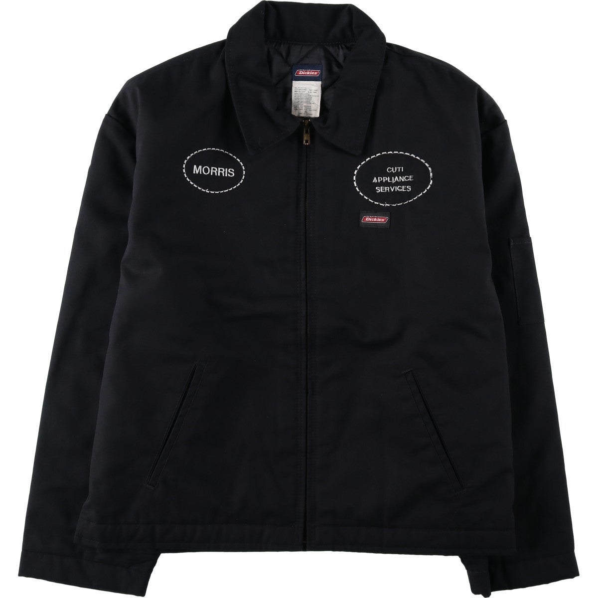 古着 ディッキーズ Dickies 襟付き 中綿入り ワークブルゾン USA製