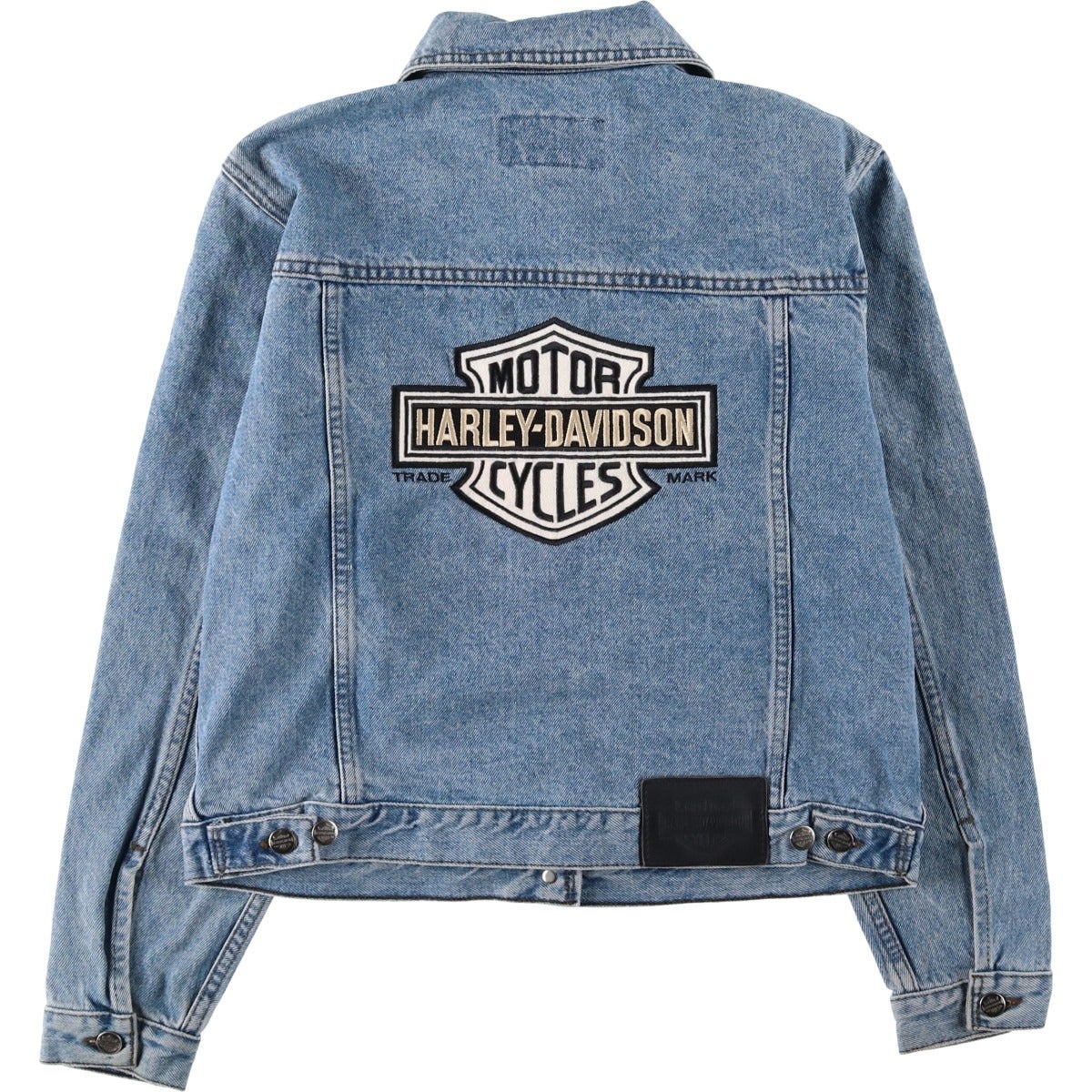 古着 00年代 ハーレーダビッドソン Harley-Davidson バックロゴ デニム