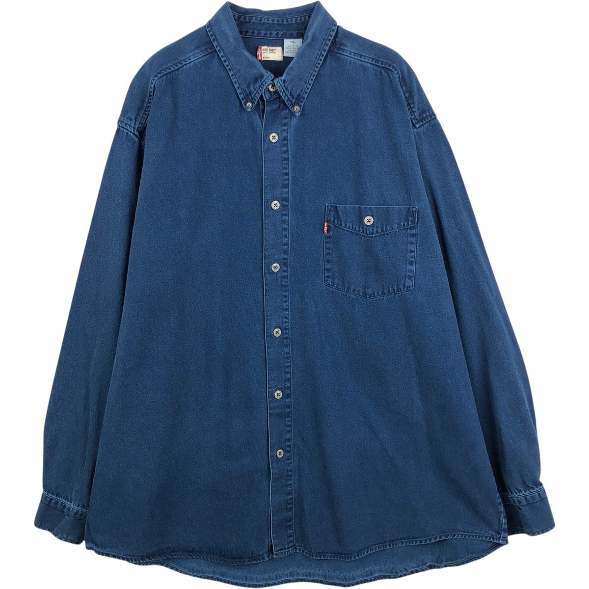 古着 90年代 リーバイス Levis RED TAB 長袖 ブラックデニムシャツ